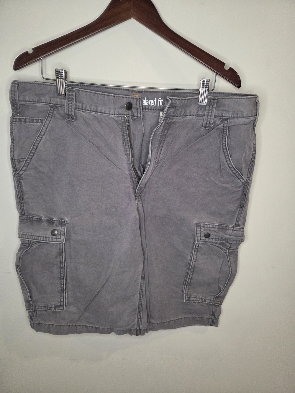 Carhartt Relaxed Fit Gray Work Shorts
